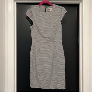 H&M Black & White Houndstooth Dress